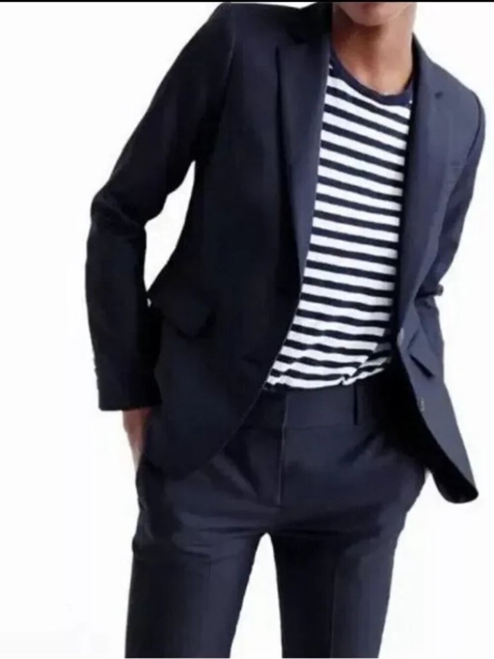 J. Crew Navy Two Button Blazer 4